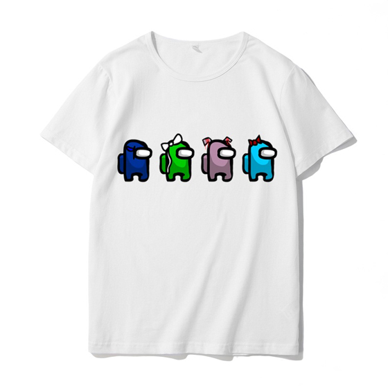 Among Us Cute White T Shirts