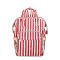 Red Striped Baby Diaper Backpack Bookbag
