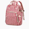 Red Striped Baby Diaper Backpack Bookbag
