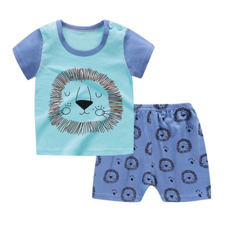 Cool Lion Boys Short SleeveT Shirt Set