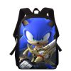 New Boy Girl Sonic Blue Backpack