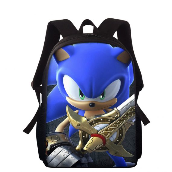 New Boy Girl Sonic Blue Backpack