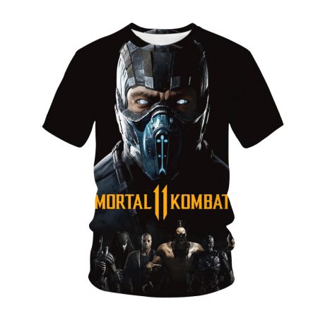 Colorful Mortal Kombat Character T Shirt
