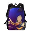 New Hot Boy Girl Sonic Blue Backpack