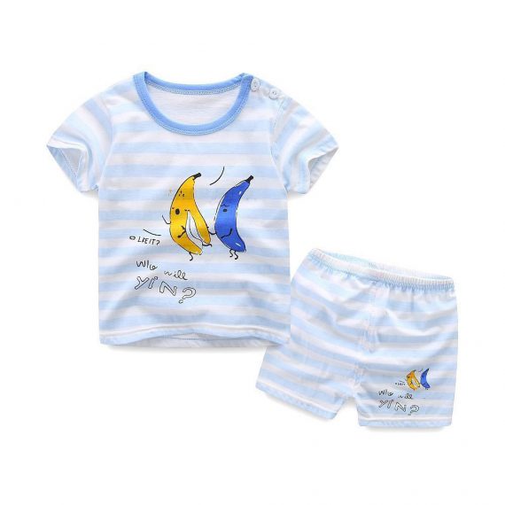 Toddlers Cute Banana T Shirt Set