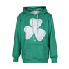 St Patricks Day Sweatshirt Shamrock Hoodie