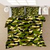 3D Style Camo Bed Set
