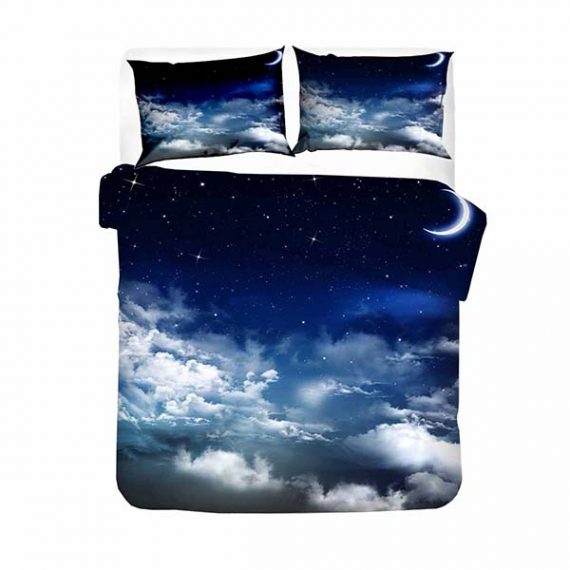 Galaxy Duvet Cover 3D Style Comforter Set