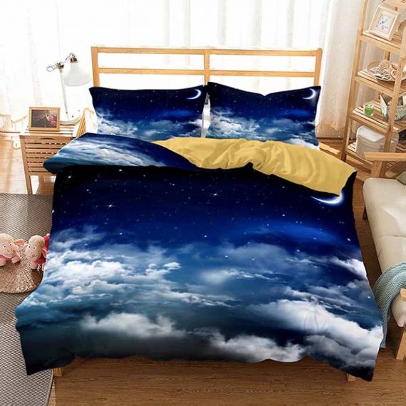 Galaxy Duvet Cover 3D Style Comforter Set