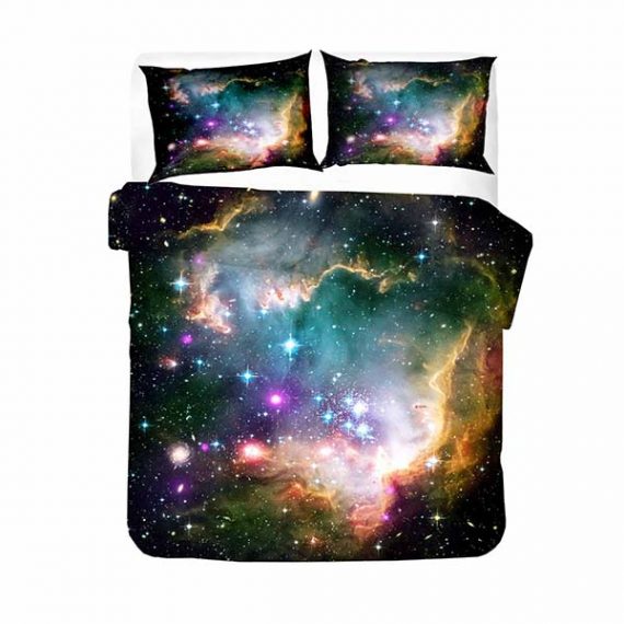 Print Bed Set Galaxy Comforter