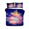 3D Style Printed Galaxy Bed Set