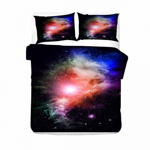 3D Printing Comforter Galaxy Bed Set