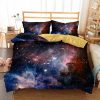 3D Printing Comforter Galaxy Bed Set