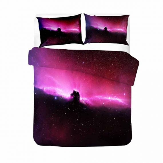 3D Style Print Galaxy Comforter Set