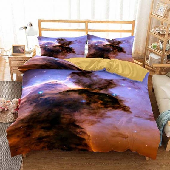 3D Style Print Galaxy Comforter Set