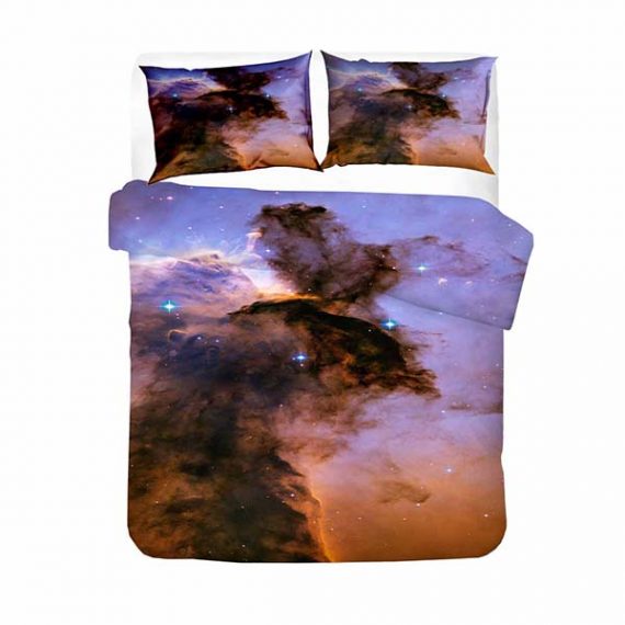 3D Style Print Galaxy Comforter Set