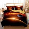 3D Style Galaxy Bedding Set