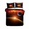 3D Style Galaxy Bedding Set