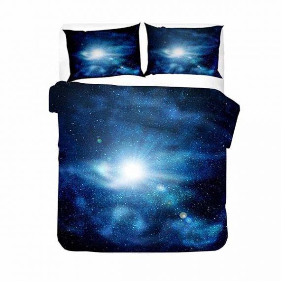 3D Style Galaxy Bedding Set