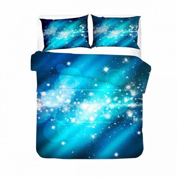 3D Style Soft Galaxy Bedding Set