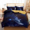 Print Galaxy Duvet Cover 3D Style Bedding Set