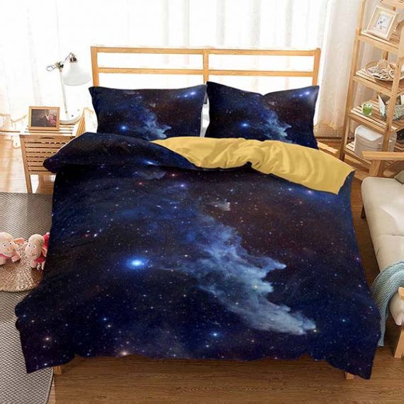 Print Galaxy Duvet Cover 3D Style Bedding Set