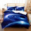 Print Galaxy Duvet Cover 3D Style Bedding Set