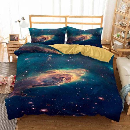 Fashion Printing Duvet Cover Galaxy Bedding Set