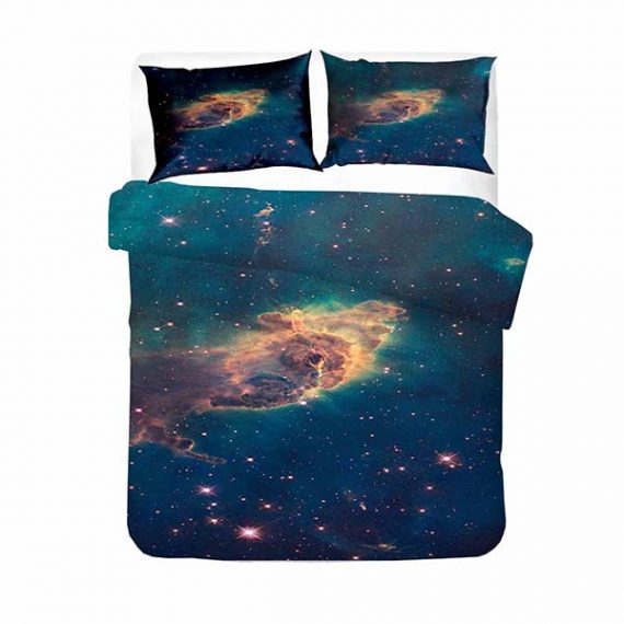 Fashion Printing Duvet Cover Galaxy Bedding Set