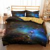Fashion Printing Duvet Cover Galaxy Bedding Set
