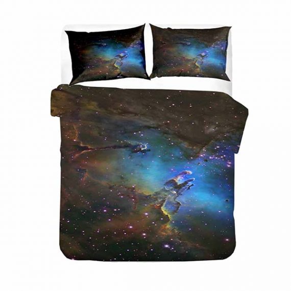 Fashion Printing Duvet Cover Galaxy Bedding Set