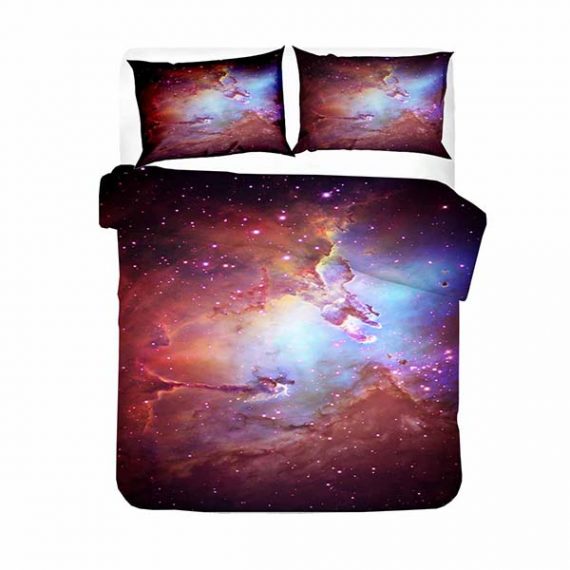 Fashion Printing Comforter Galaxy Bedding Set