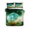 Fashion Printing Bed Sheets Galaxy Bedding Set