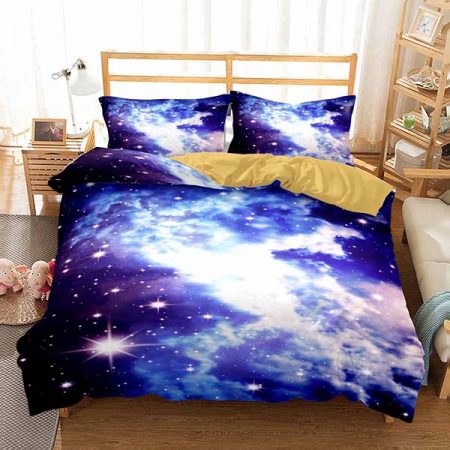 Galaxy Bedding Set Fashion Printing Bed Sheets