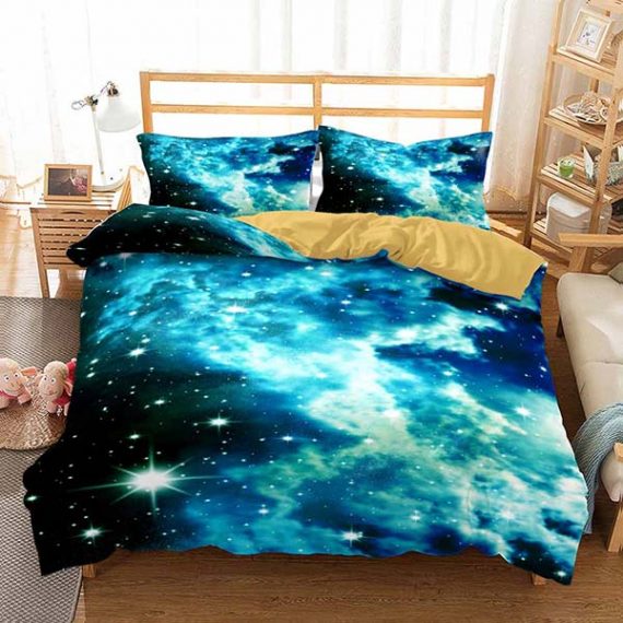 Galaxy Bedding Set Fashion Printing Bed Sheets