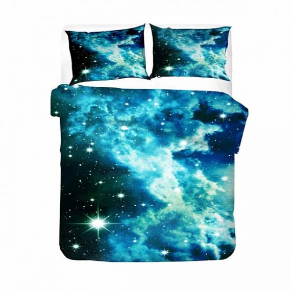 Galaxy Bedding Set Fashion Printing Bed Sheets