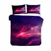 3D Style Galaxy Bedding Set Fashion Printing Comforter