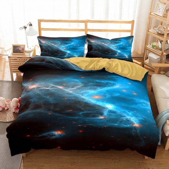 3D Style Galaxy Bed Set Fashion Printing Comforter