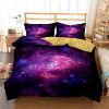 3D Style Galaxy Bed Set Fashion Printing Comforter