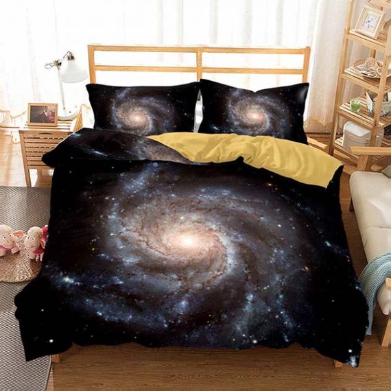 Galaxy Bed Set Fashion Printing Comforter