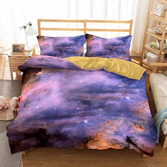 Galaxy Bed Set Fashion Printing Comforter