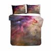 Galaxy Bed Set 3D Style Fashion Colorful Printing Comforter