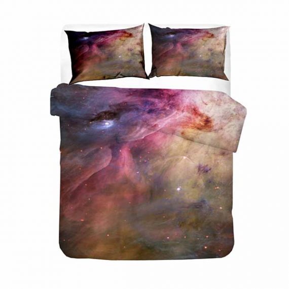 Galaxy Bed Set 3D Style Fashion Colorful Printing Comforter