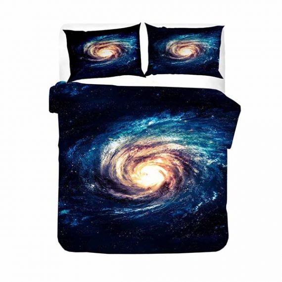 Galaxy Bed Set 3D Style Fashion Colorful Printing Comforter