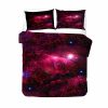 3D Style Galaxy Bed Set Colorful Printing Comforter