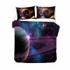 3D Style Colorful Printing Galaxy Bed Set