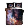 3D Style Colorful Printing Comforte Set Galaxy Bedding