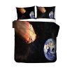 Galaxy Bedding Colorful Printing Comforte Set 3D Style