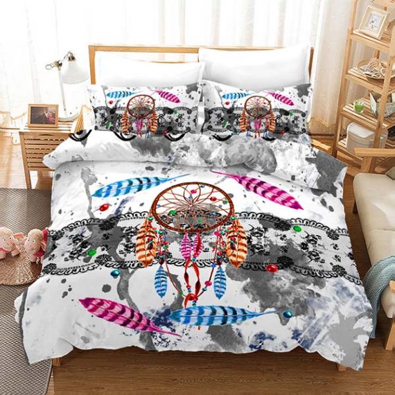 3D Style Bedding Set Dream Catcher Comforter