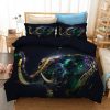 Elephant Bedding Duvet Cover 3Pcs Bed Set